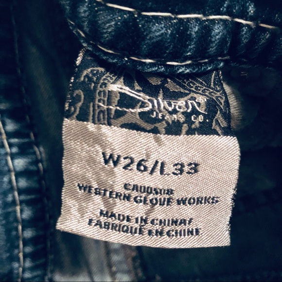 🌟 SALE - SILVER JEANS CO. Size W26- L33 ❤️ SALE!! Make offers! - Picture 10 of 13